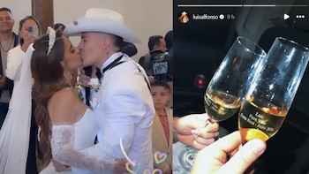 La celebración finalizó con un brindis en Costa Rica, destino elegido por la pareja para su luna de miel, como reveló Luis Alfonso en sus historias de Instagram - crédito @luisalfonso / Instagram