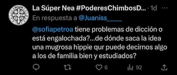 Usuario de X lanzó dura