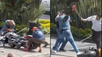 El presunto ladrón fue golpeado