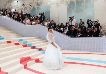 Penélope Cruz en la Gala Met del año 2023. REUTERS/Andrew Kelly