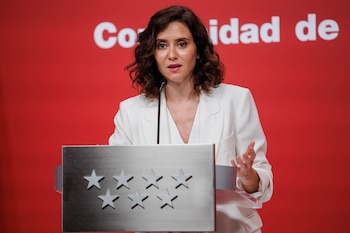 La presidenta de la Comunidad