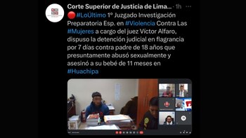 Twitter del Poder Judicial por