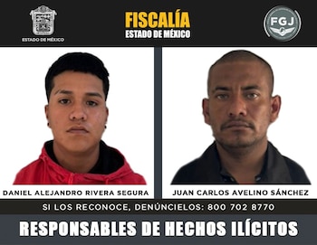 La autoridad judicial del Estado de México impone una condena ejemplar a dos miembros de la célula criminal “Los Deltas”, vinculada a una organización originaria de Jalisco. Crédito: FGJEM