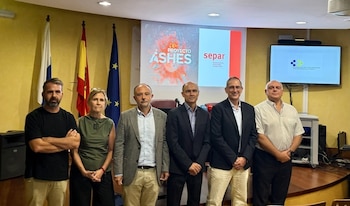 Presentación de los resultados del proyecto ASHES, en el Hospital de La Palma.