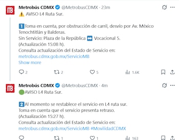 La Línea 4 del Metrobús