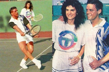 Luis Miguel y Gabriela Sabatini