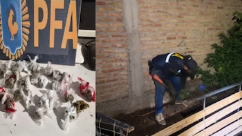 Desarticularon dos búnkeres de droga