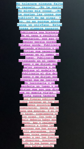 Nikkole aseguró que no permitirá