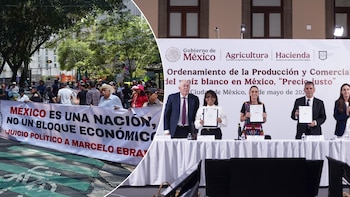 Sheinbaum firma acuerdo para garantizar “precio justo” del maíz blanco en medio de protestas de campesinos y transportistas