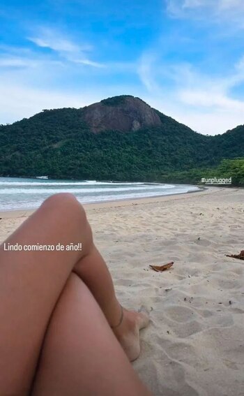 Juana Viale, de vacaciones en