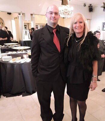 Nicolás Duarte, junto a su