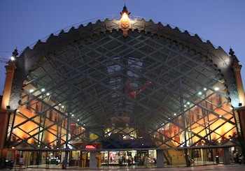 La fachada del actual centro comercial