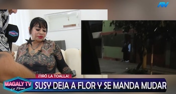 Susy Díaz rompe la convivencia con Florcita Polo y prioriza su tranquilidad. Captura: Magaly Tv La Firme.