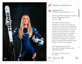 La alegría de Lindsey Vonn