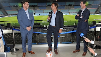 El presidente de la Conmebol,