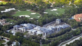 Jordan construyó la mansión a