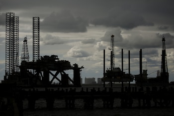 Plataformas de petróleo en Sabine