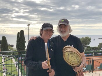 Guillermo Vilas y el periodista