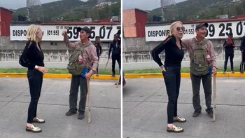 Laura Bozzo quedó atrapada en