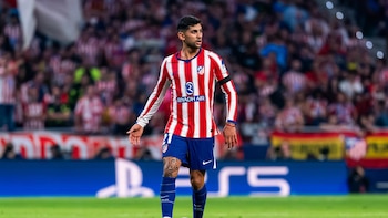 El central argentino 'Cuti' Romero, baja en el Atlético ante el Stuttgart por una distensión muscular