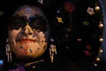 A woman disguised as a