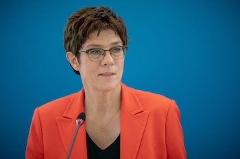 Annegret Kramp-Karrenbauer, quien fuera la