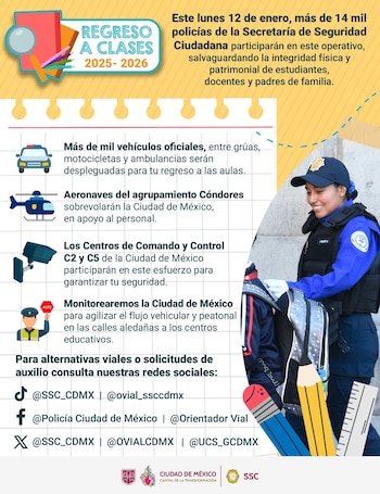 El operativo contará con más