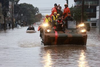 Un tanque del ejército es