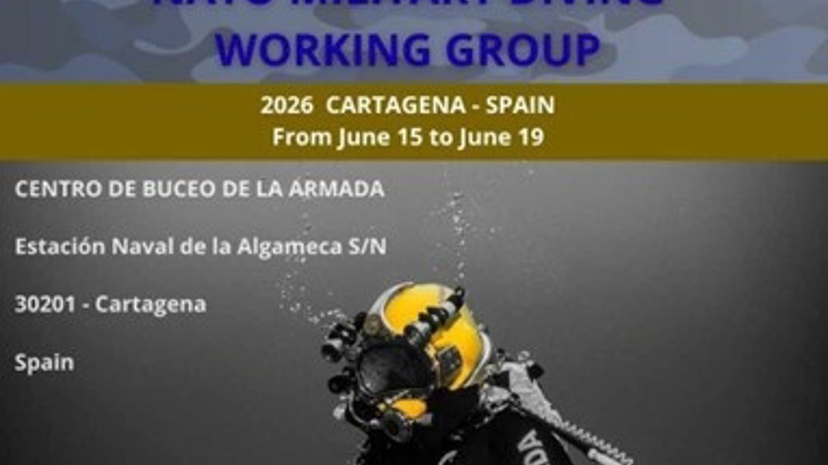 La Armada organiza en Cartagena el principal foro de la OTAN sobre buceo militar e intervención subacuática