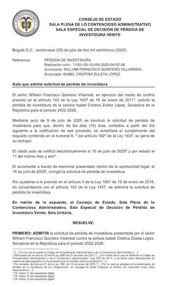 Auto del Consejo de Estado