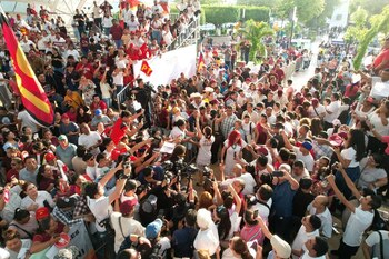 Simpatizantes en Campeche cobijan a