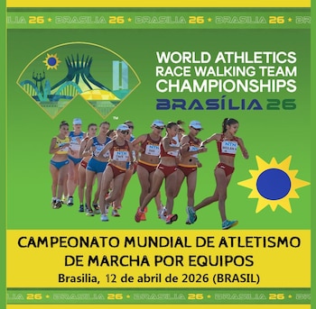 Póster oficial del primer Mundial de Marcha Atlética que se desarrollará en Latinoamérica. Crédito: World Athletics.