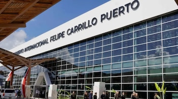 El Aeropuerto Internacional de Tulum enfrente una serie de dificultades. También es administrado por la Sedena.
Crédito: Expansión / Elizabeth Ruiz.