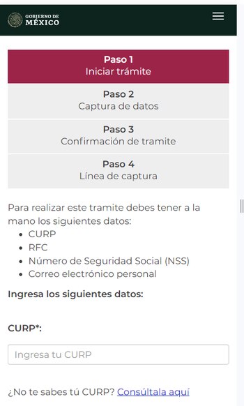 Pasos para hacer el registro