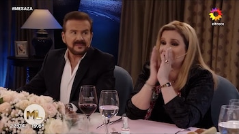 Lucía Galán reaccionó con sorpresa