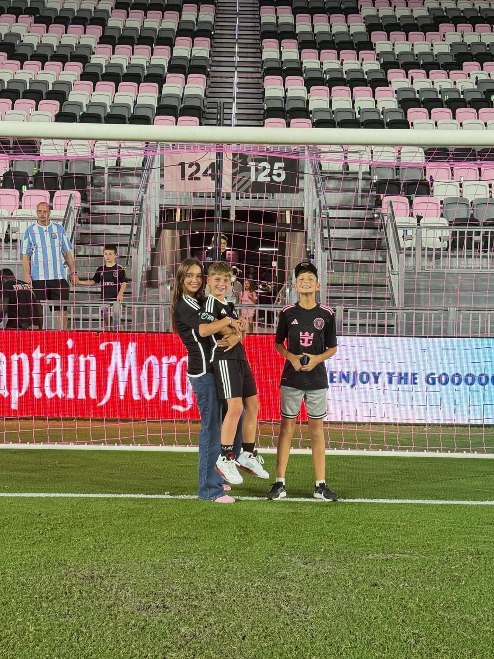 Los nietos de Donald Trump en el estadio de Inter Miami (Instagram @ivankatrump)