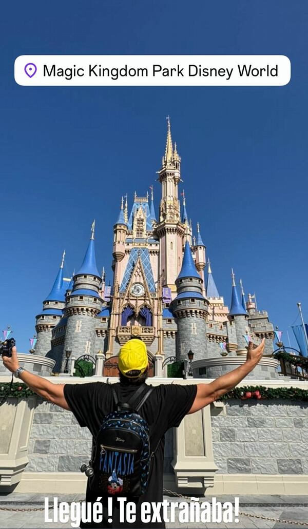 Las redes sociales de Matías Alé y Martina Vignolo documentan cada momento especial de su luna de miel en los parques de Disney