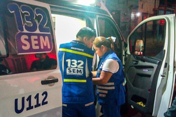 El Sistema de Emergencias Médicas recibió cerca de 1,500 llamadas de emergencia en los primeros cuatro días de las fiestas agostinas en El Salvador. (Foto cortesía Sistema de Emergencias Médicas)