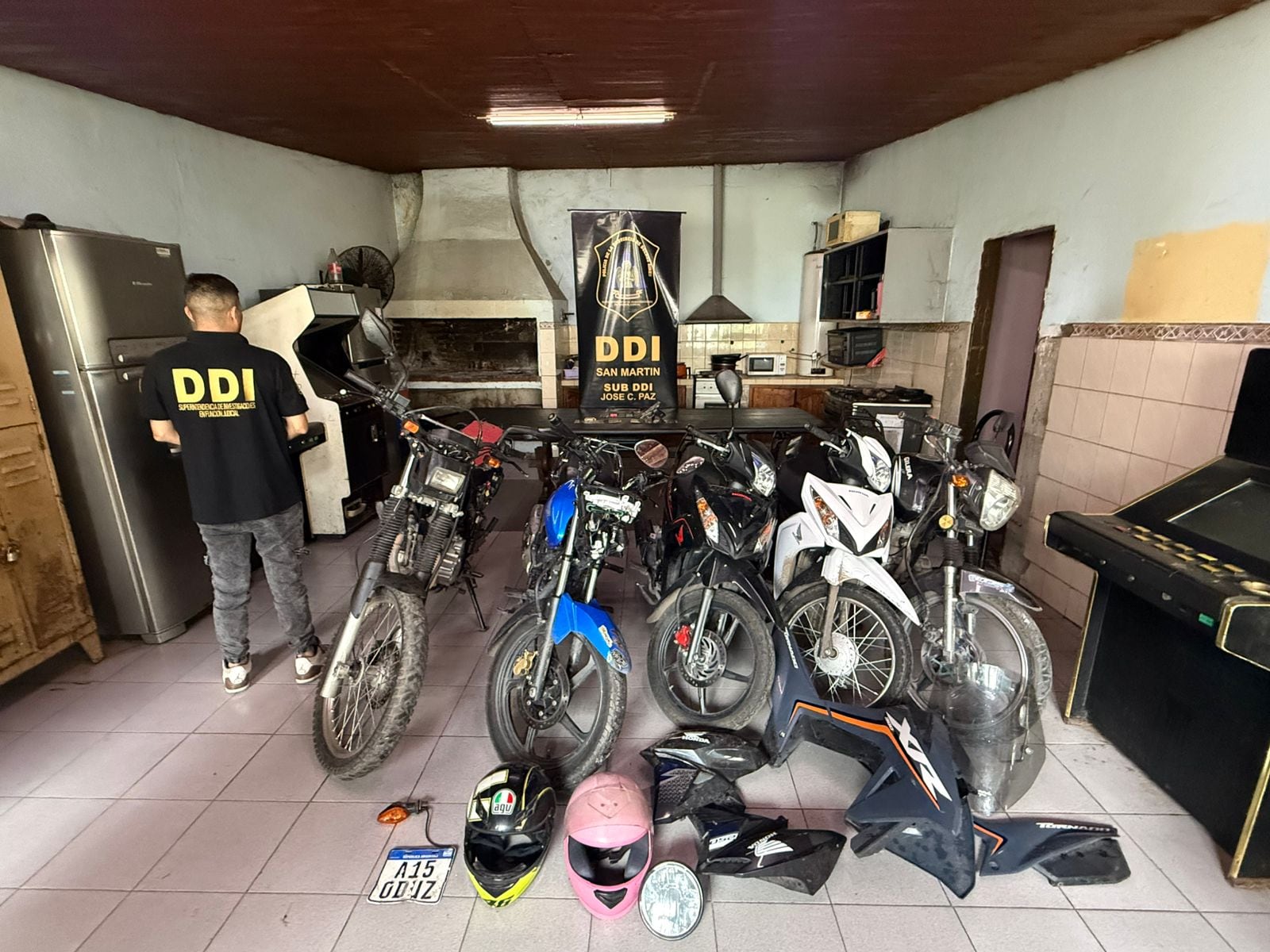 Los elementos secuestrados