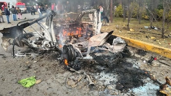 Explosión de pirotecnia dentro de