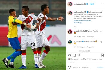 Pedro Aquino no pudo ocultar