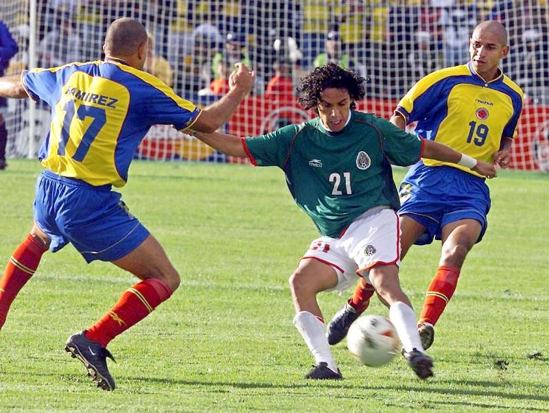 Colombia se midió ante México en la final de la Copa América 2001 en el estadio El Campínd e Bogotá, el 29 de julio de 2001 - crédito Mexsport
