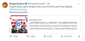 La actriz colombiana alertó a