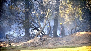 El siniestro empezó minutos después