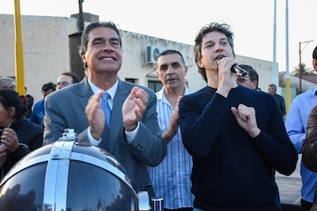 Capitanich y el candidato a