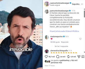 Losada hizo el anuncio la mañana del viernes 24 de julio, y precisó que su renuncia es "irrevocable" - crédito @juancarloslosadavargas/IG