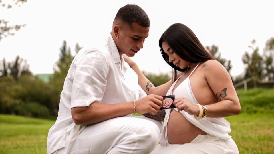 Melissa Gutiérrez anunció en redes sociales la muerte de su hija recién nacida y compartió el duelo que atraviesa junto al futbolista Jordan García - crédito @melisagutierrez7/Instagram
