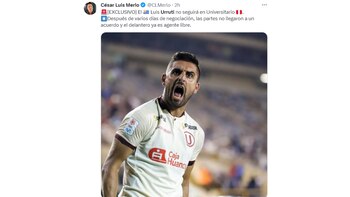 Periodista César Luis Merlo informó