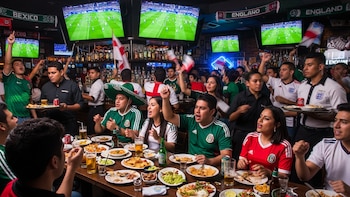 México vs. Inglaterra genera alta demanda en restaurantes y bares del país