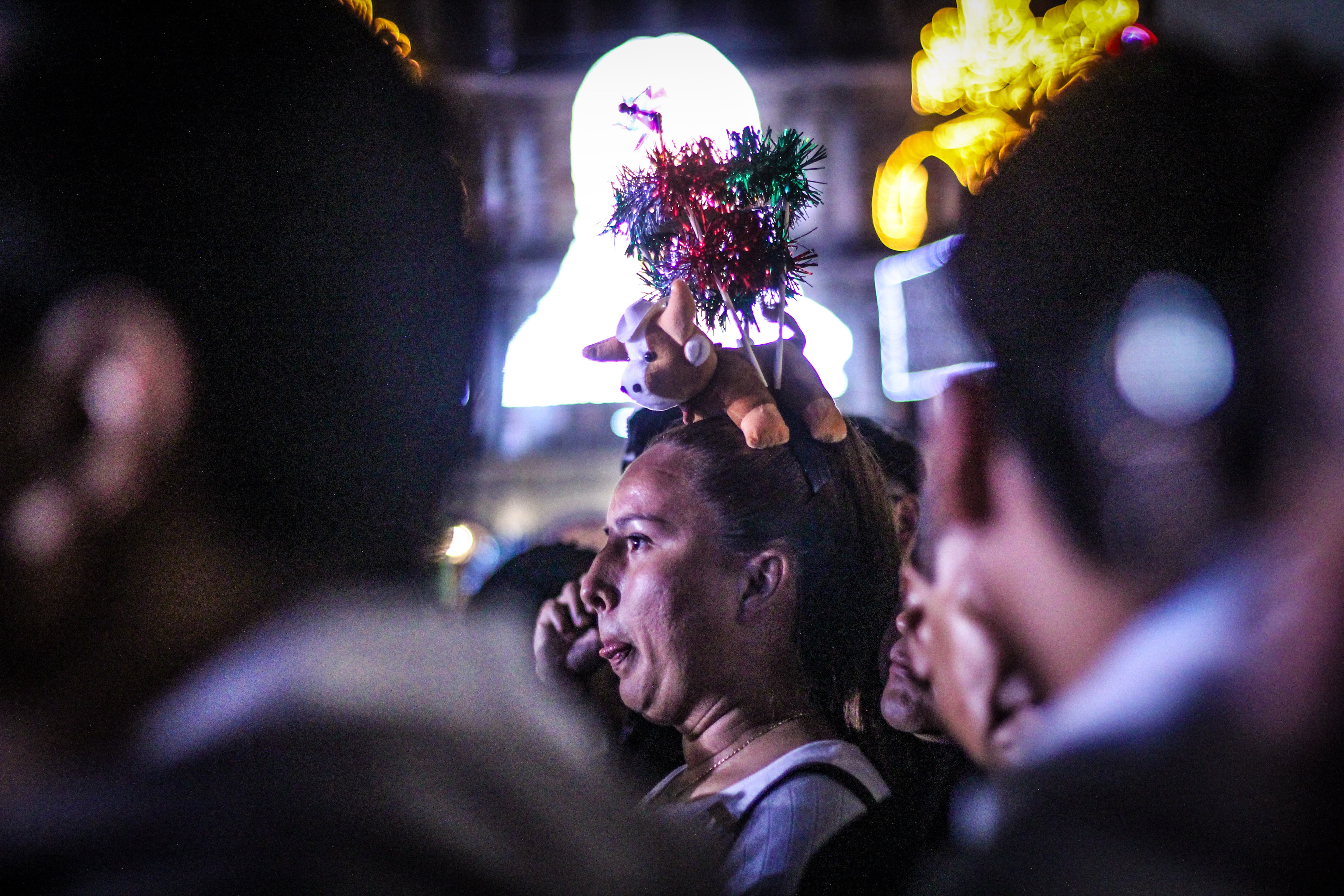 Los capitalinos celebraron el Grito de Independencia desde el Zócalo (Zurisaddai González/Infobae)